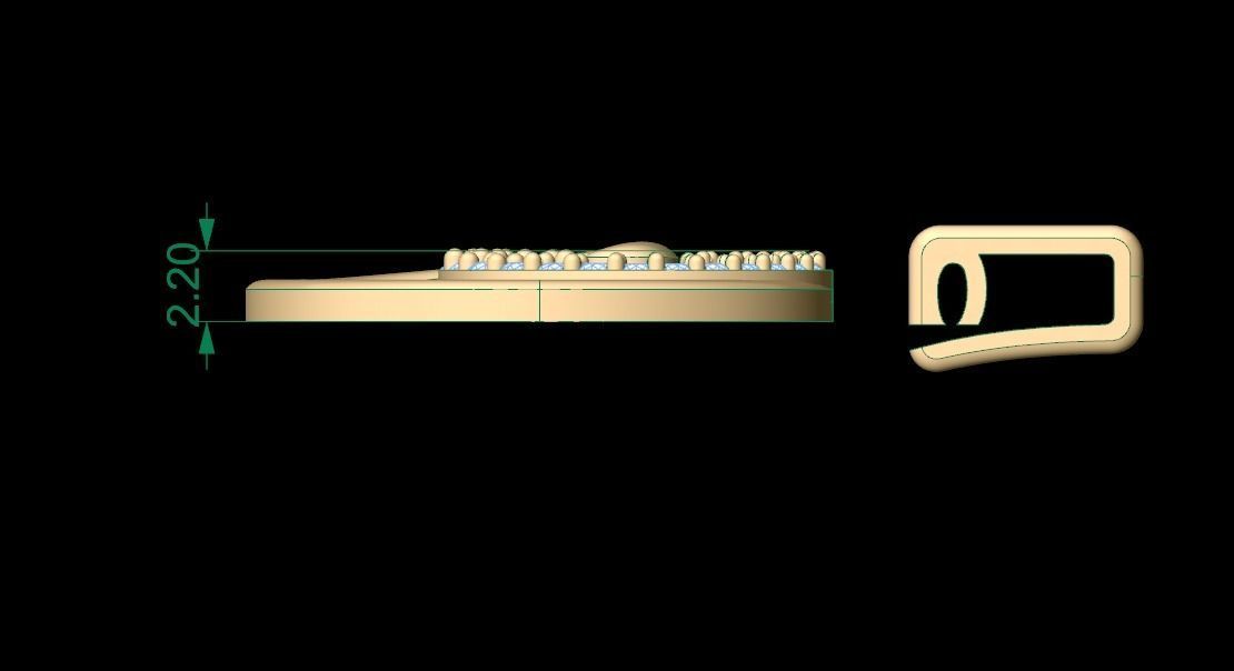 Pendant 193 3D print model_7