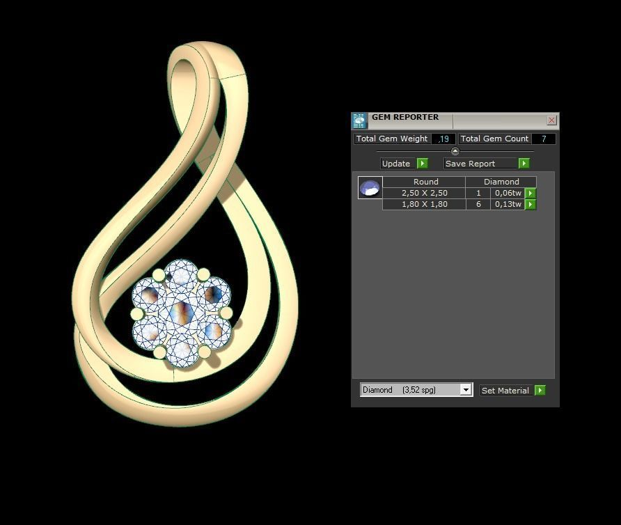 Pendant 201 3D print model_6