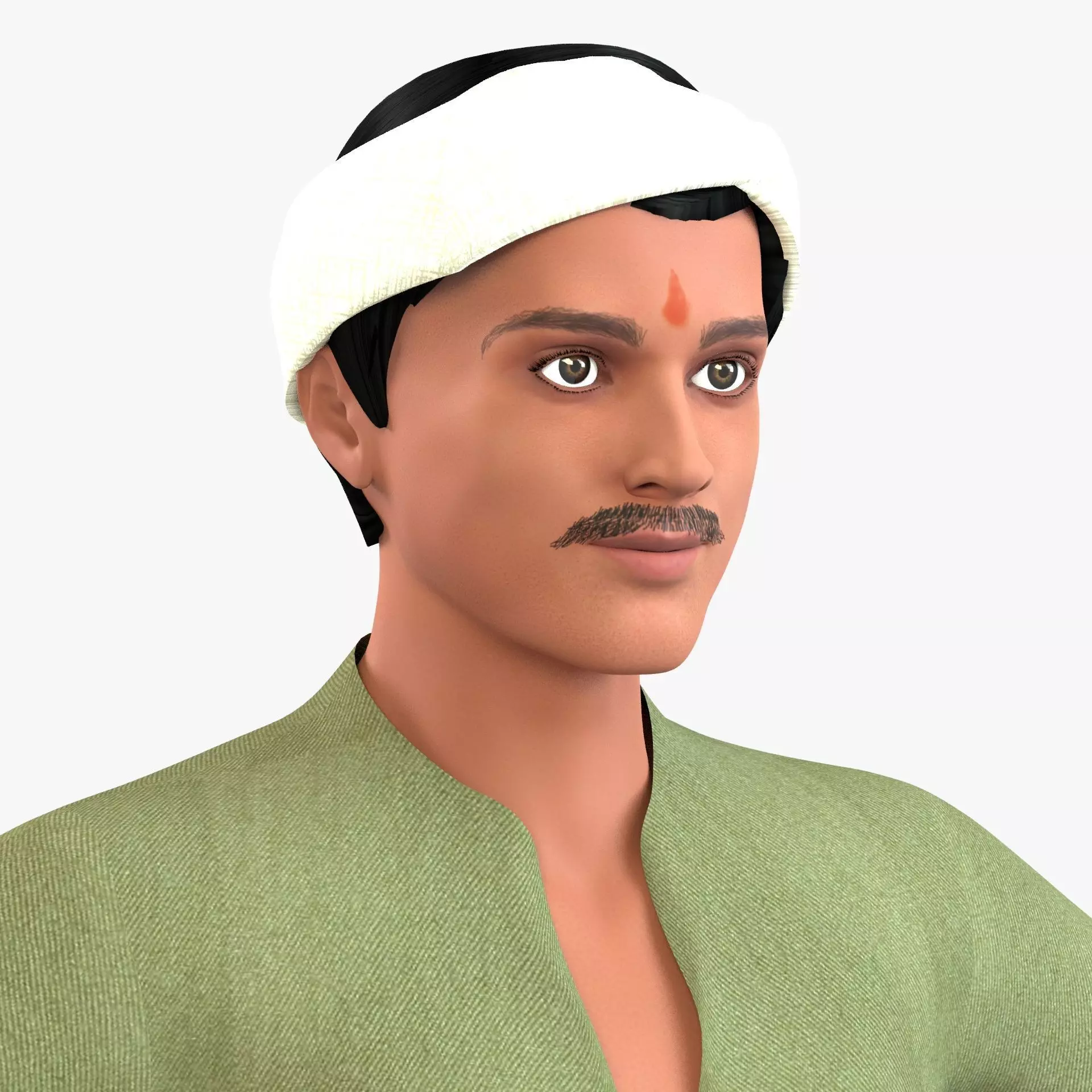 Indian Villager Sudhir 3D model