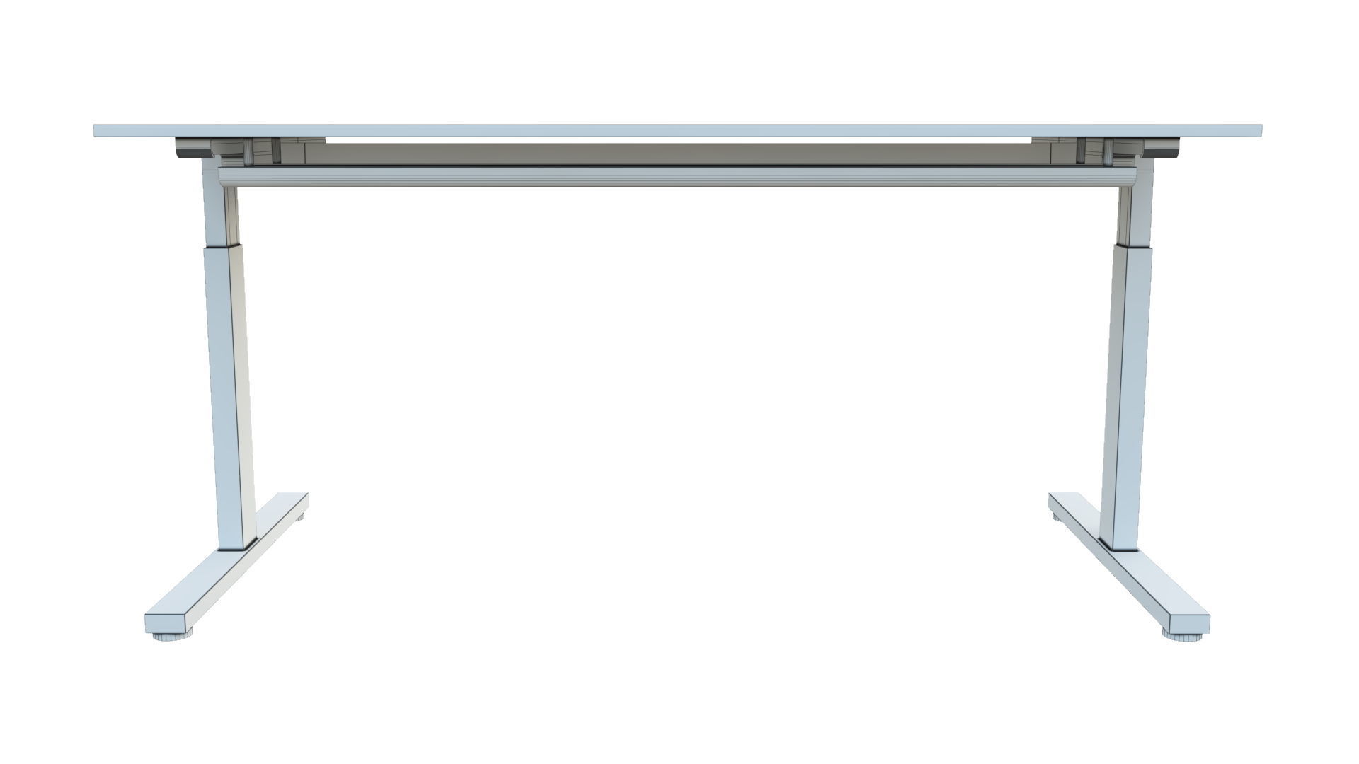 Single workplace - Edge T 3D model_9