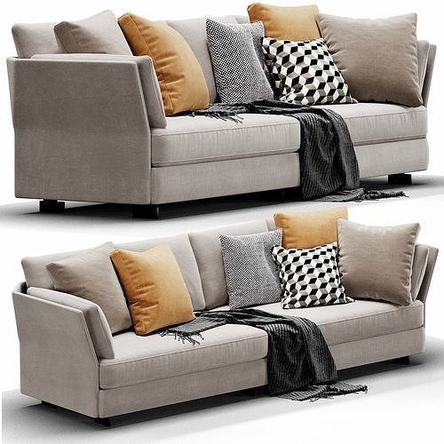 Holiday Sofa 3D model 4