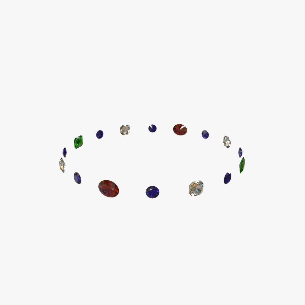 Royal crown 3D model_8