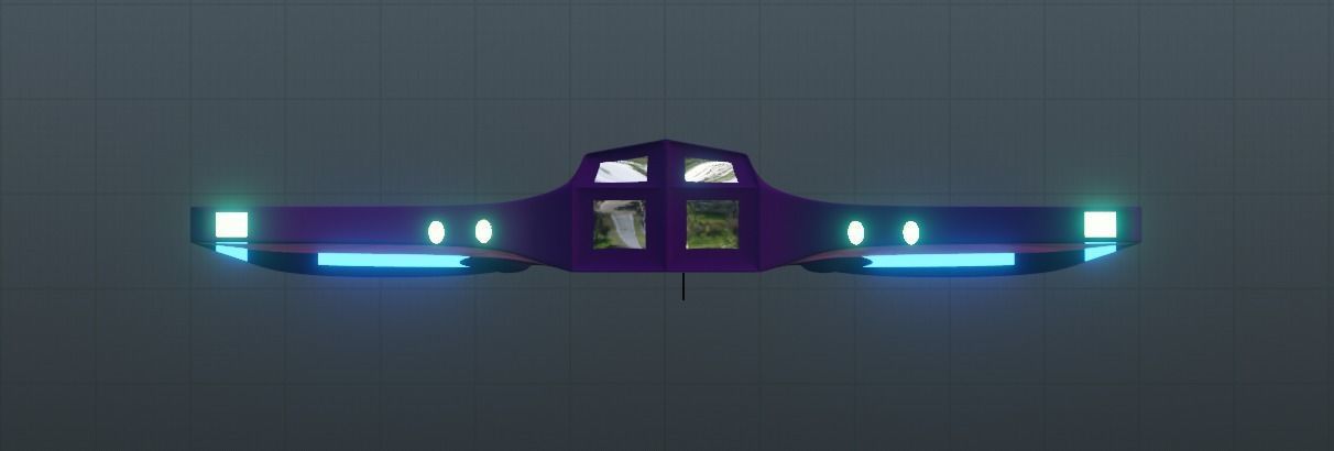 Intergalactic Spacecraft Low-poly 3D model_4