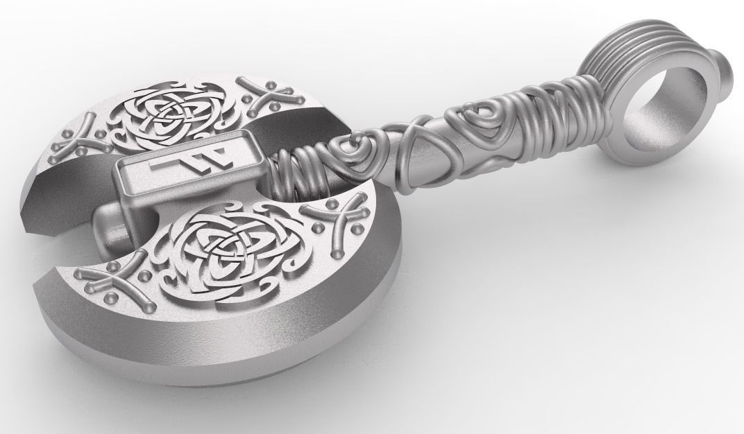 Ax of Perun 3D print model 3D print model_7