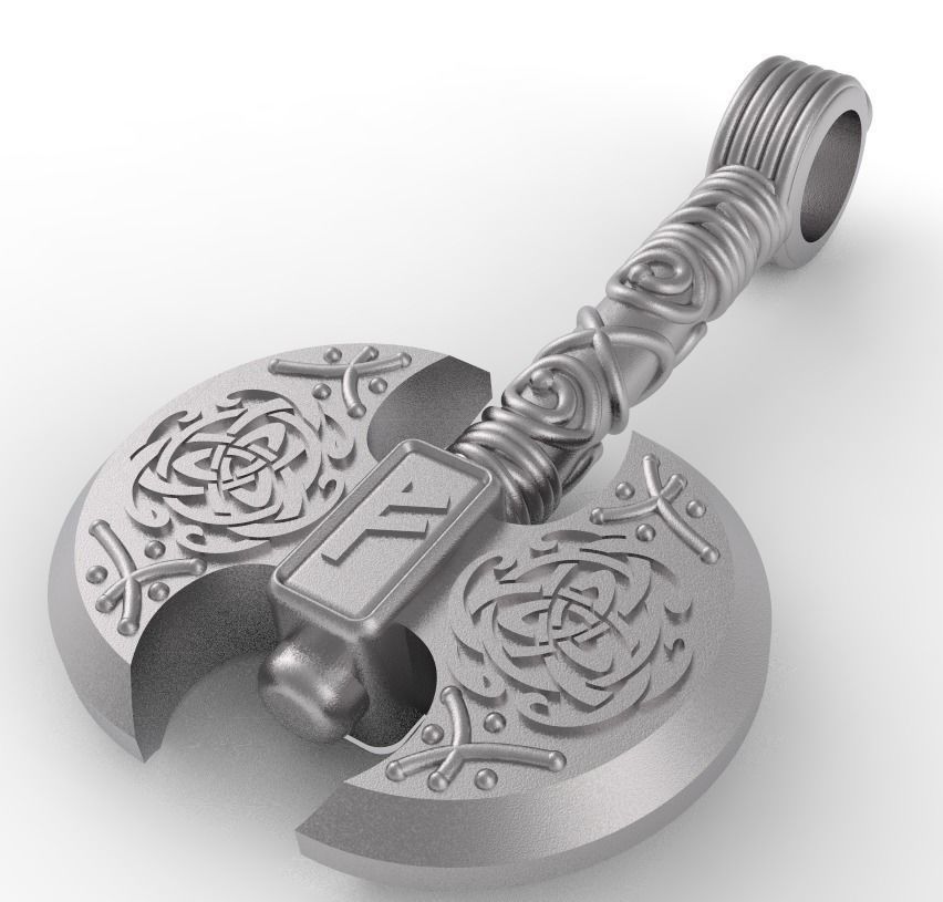 Ax of Perun 3D print model 3D print model_6