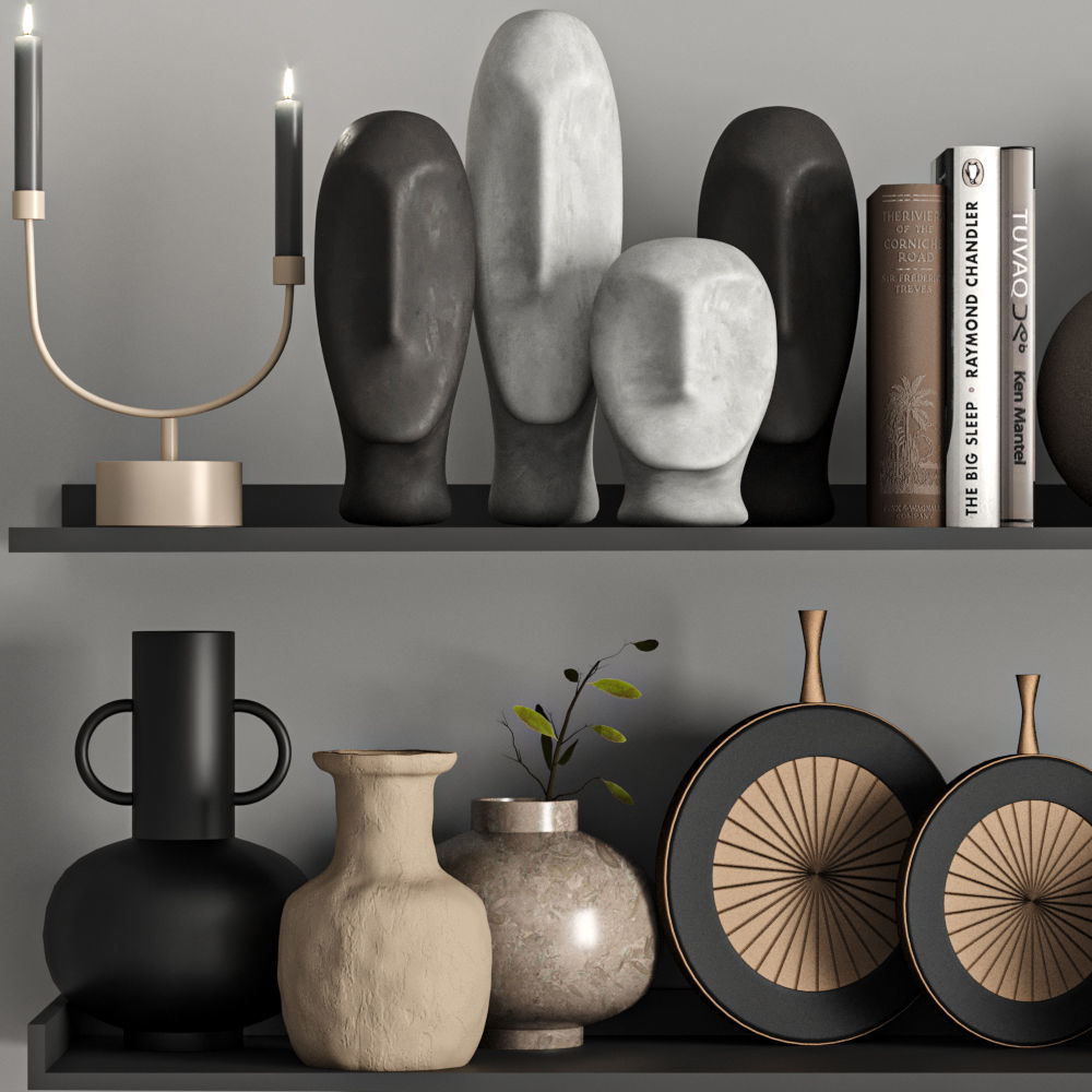 decorative set20 3D model_5