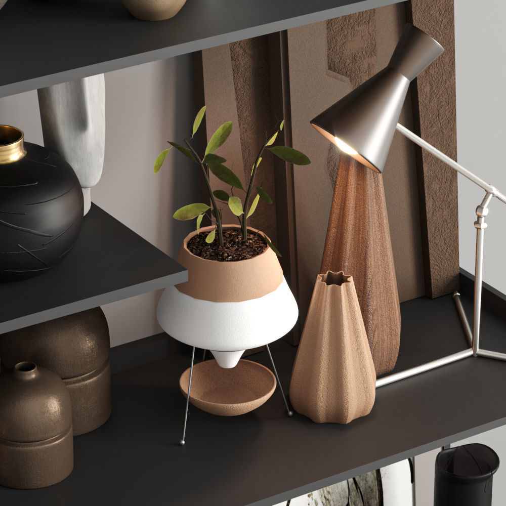 decorative set20 3D model_2