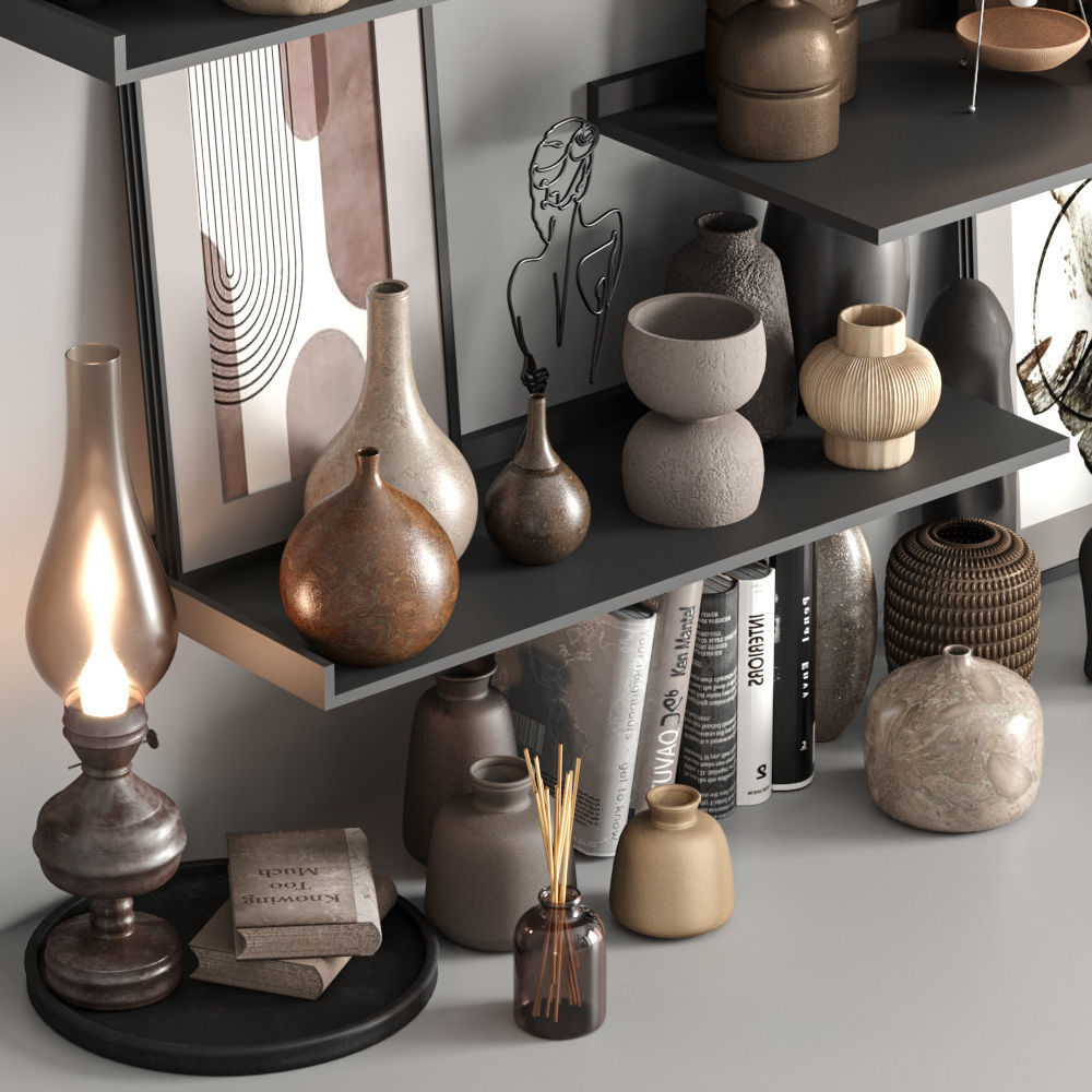 decorative set20 3D model_3