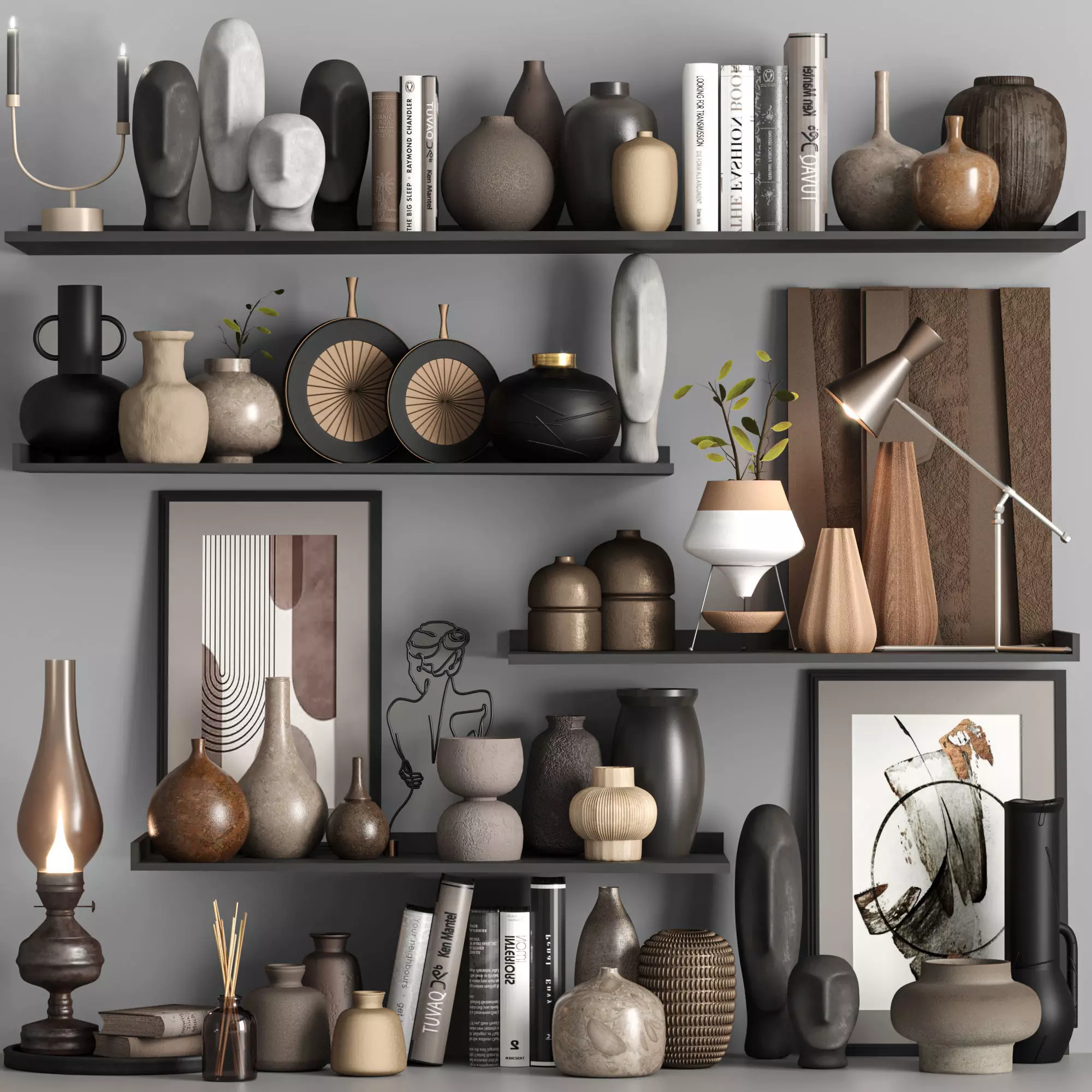 decorative set20 3D model_0