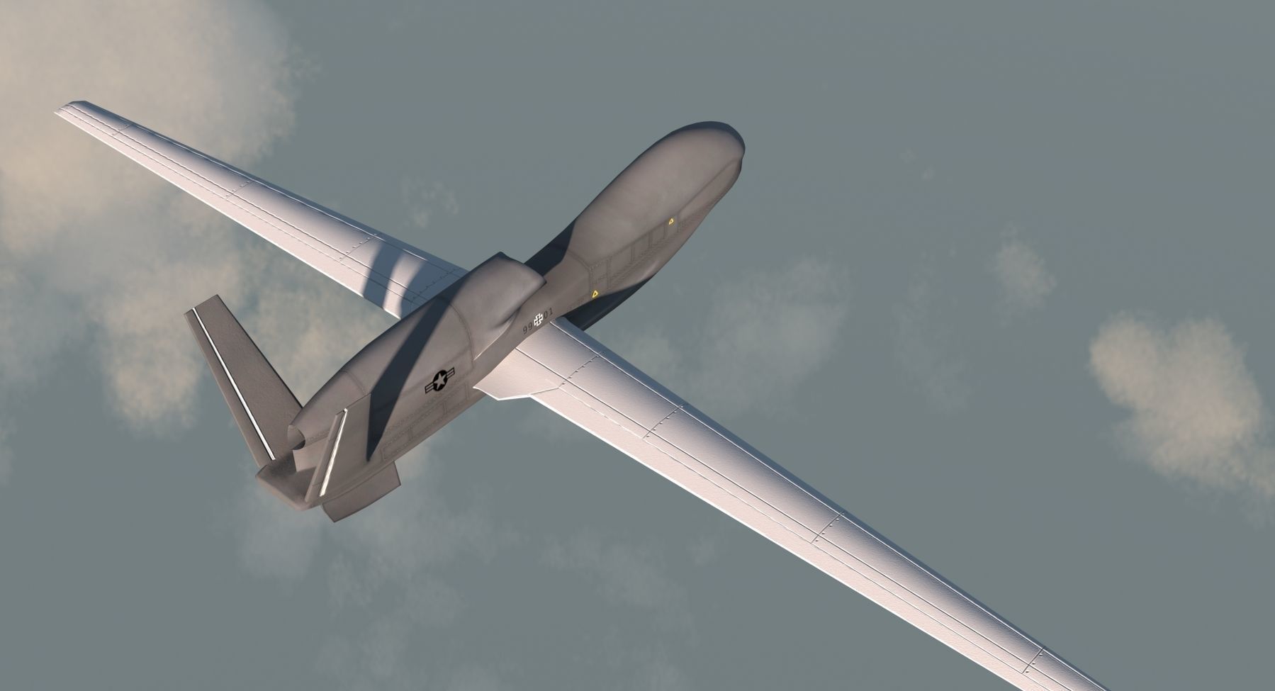 Global Hawk 3D model_1