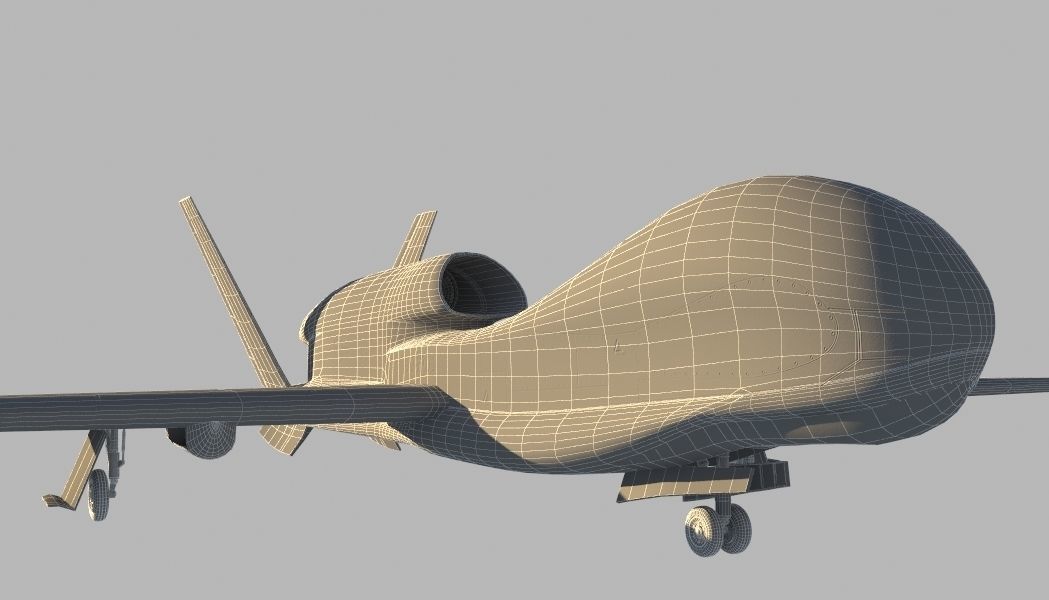 Global Hawk 3D model_2