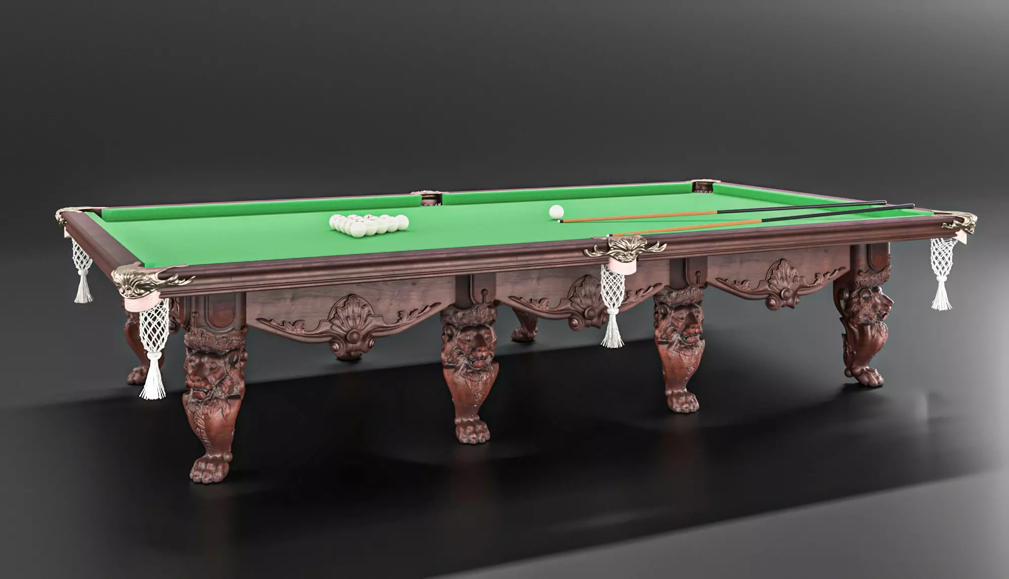  Billiards pool table 3D model_0