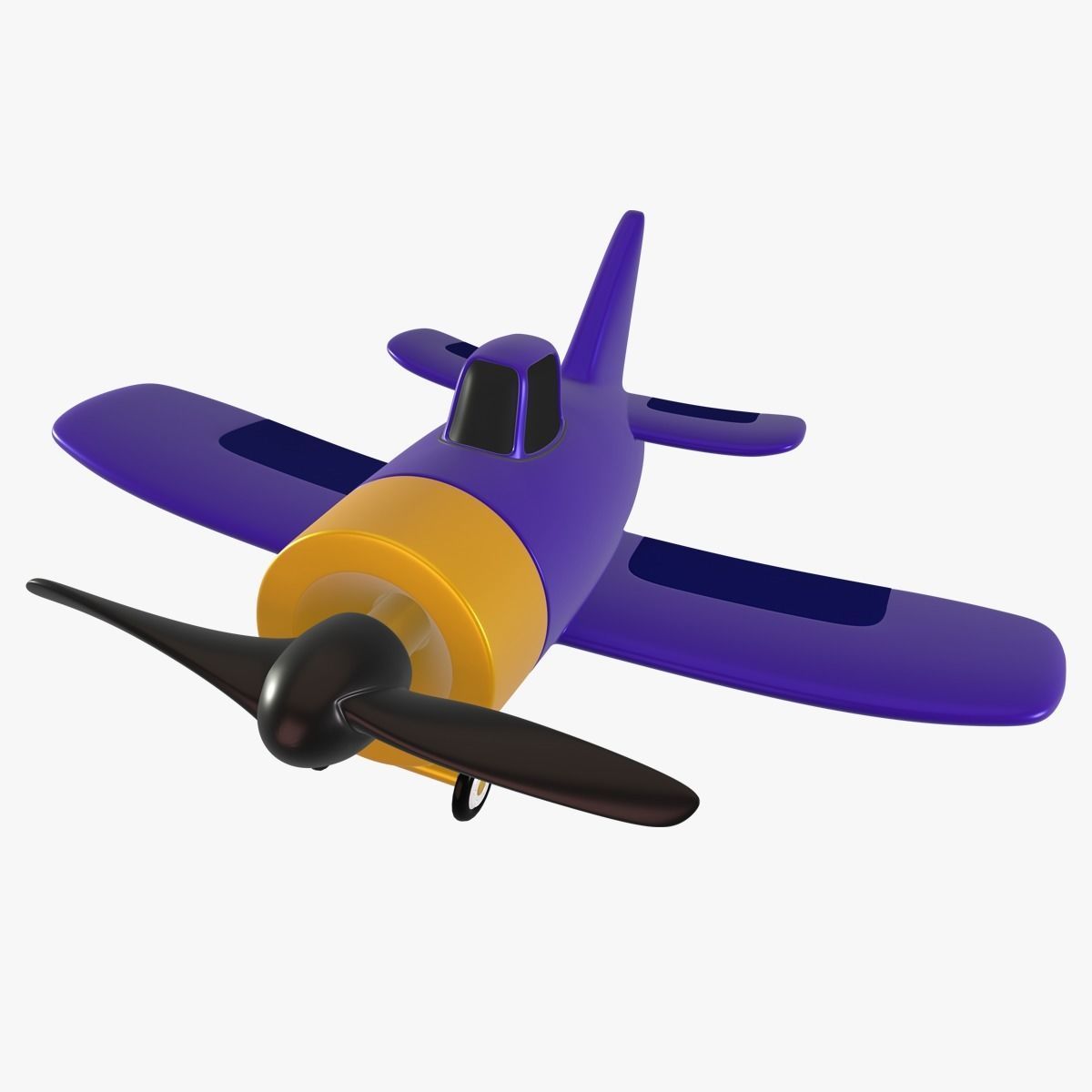 Toy Airplane 3D model_1