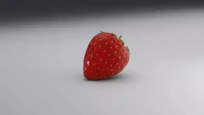 realistic strawberry