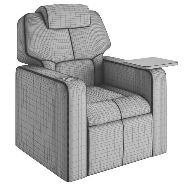 Figueras Hollywood 5400 Cinema Seating 3D model_2