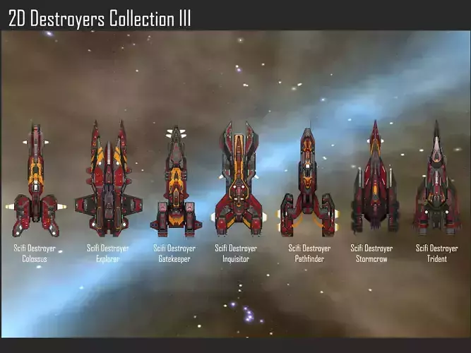 2D Destroyers Collection III
