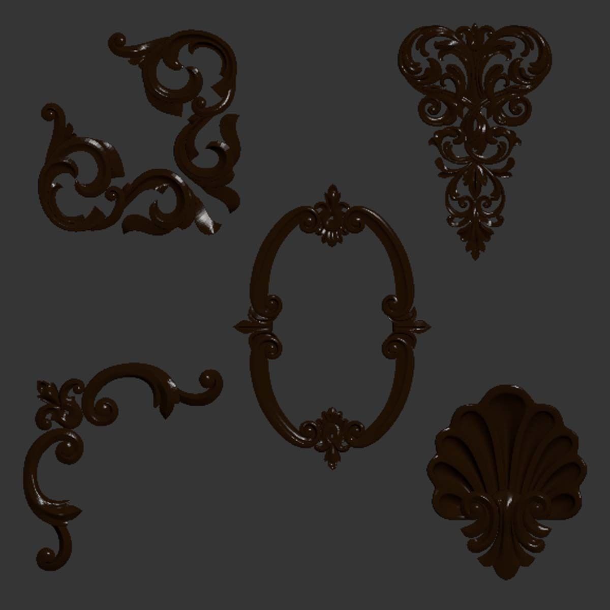 Trim Ornament 74 3D model_2