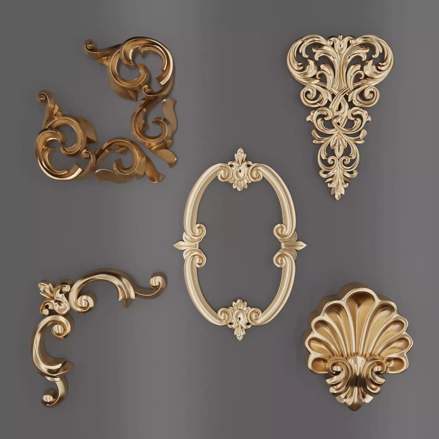 Trim Ornament 74 3D model_0