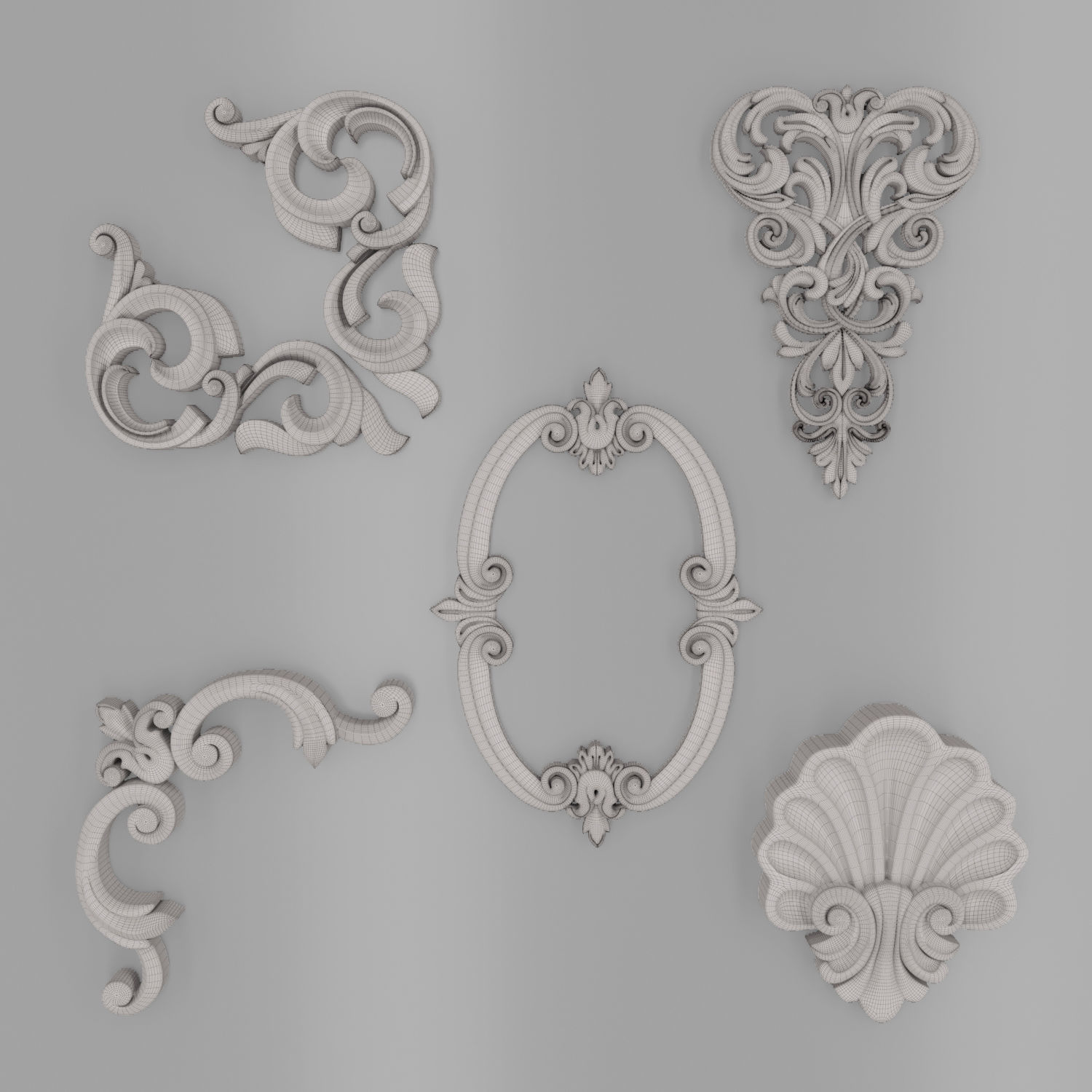 Trim Ornament 74 3D model_1