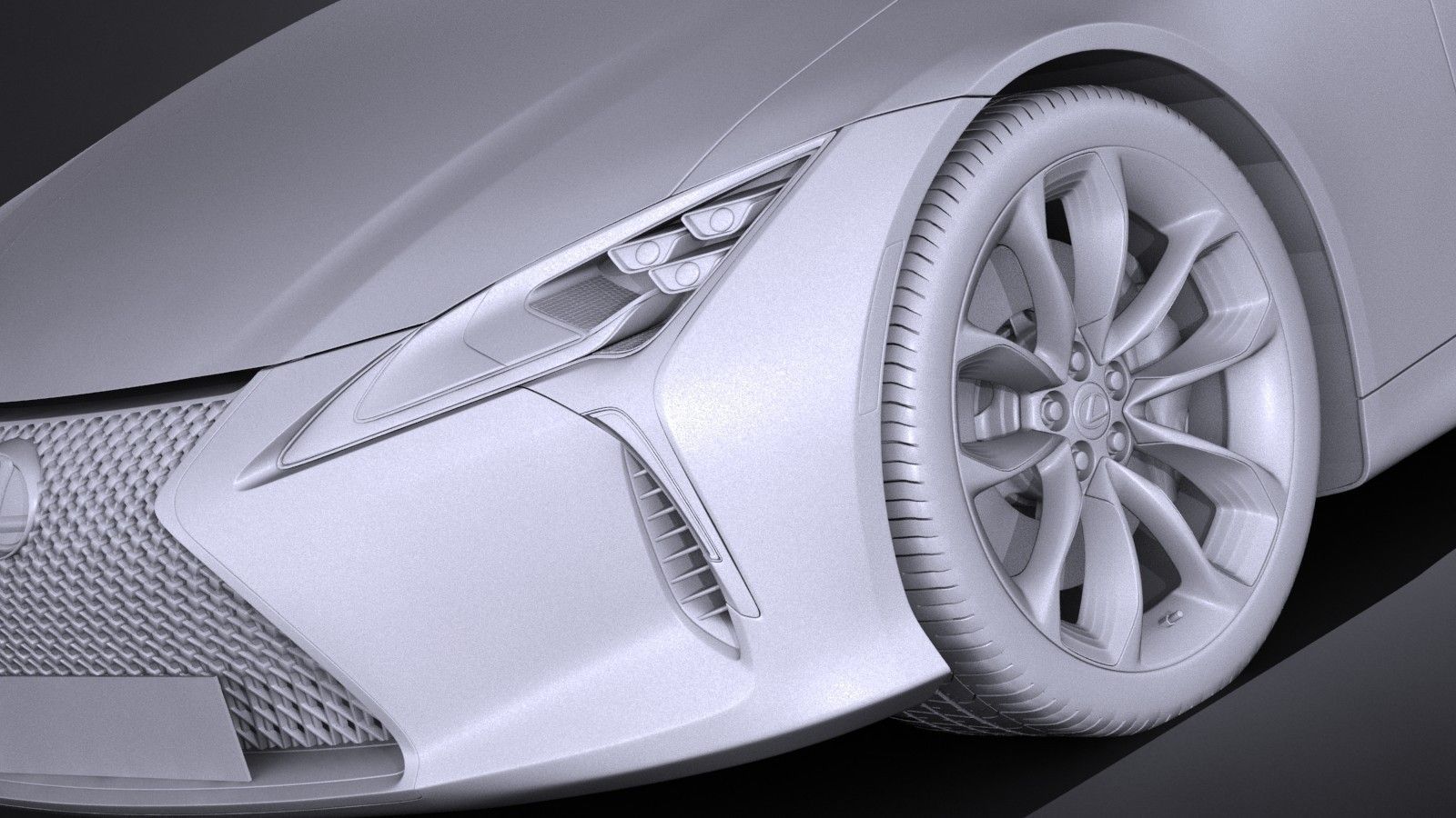 Lexus LC500 2017 3D model_9