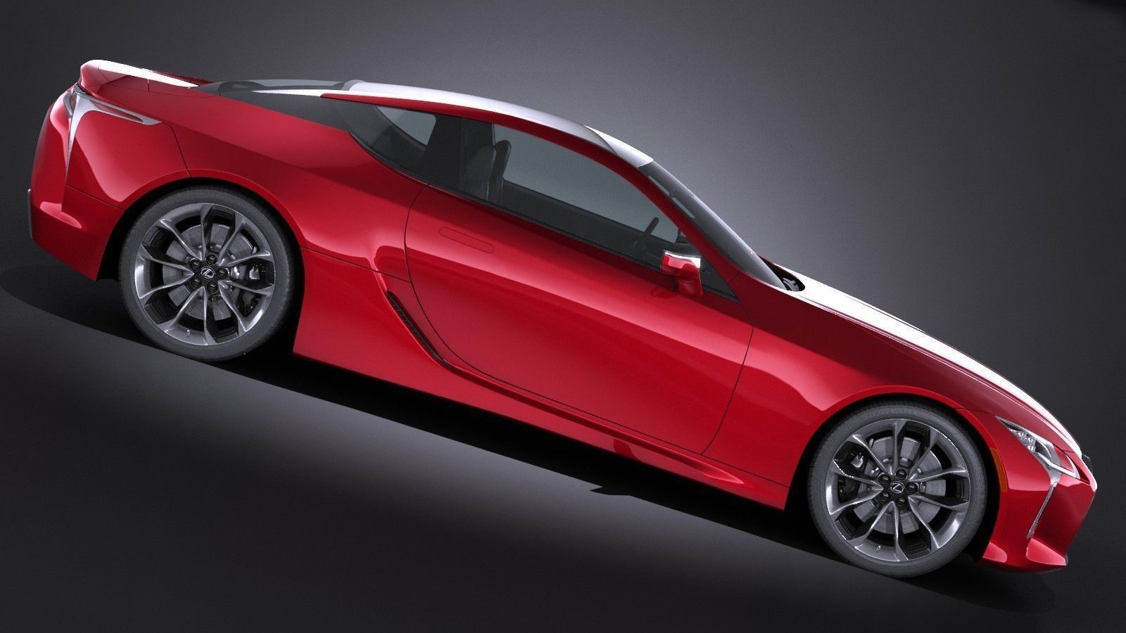 Lexus LC500 2017 3D model_6