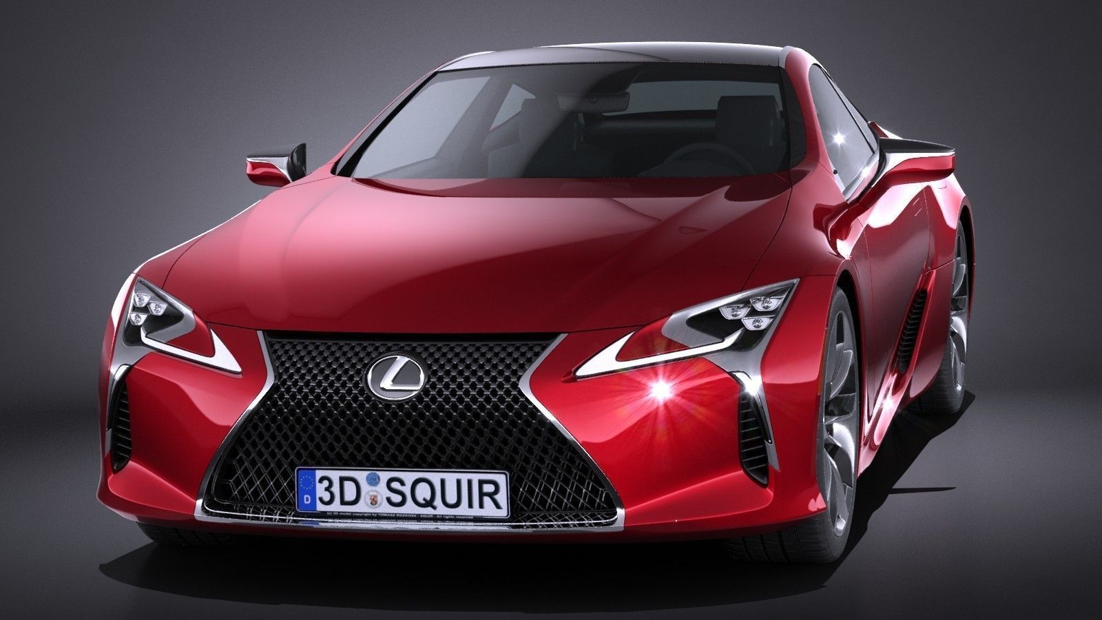 Lexus LC500 2017 3D model_1