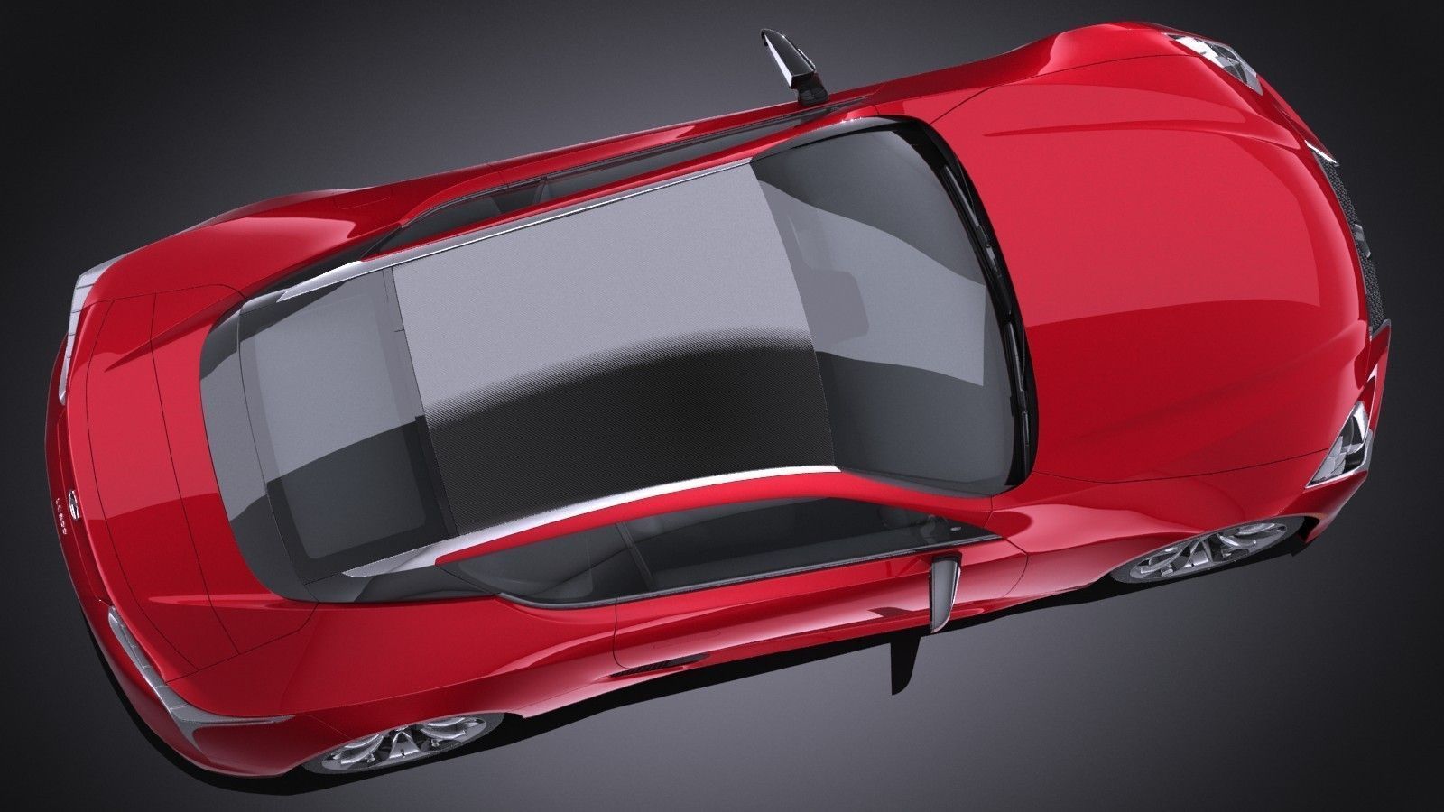 Lexus LC500 2017 3D model_7