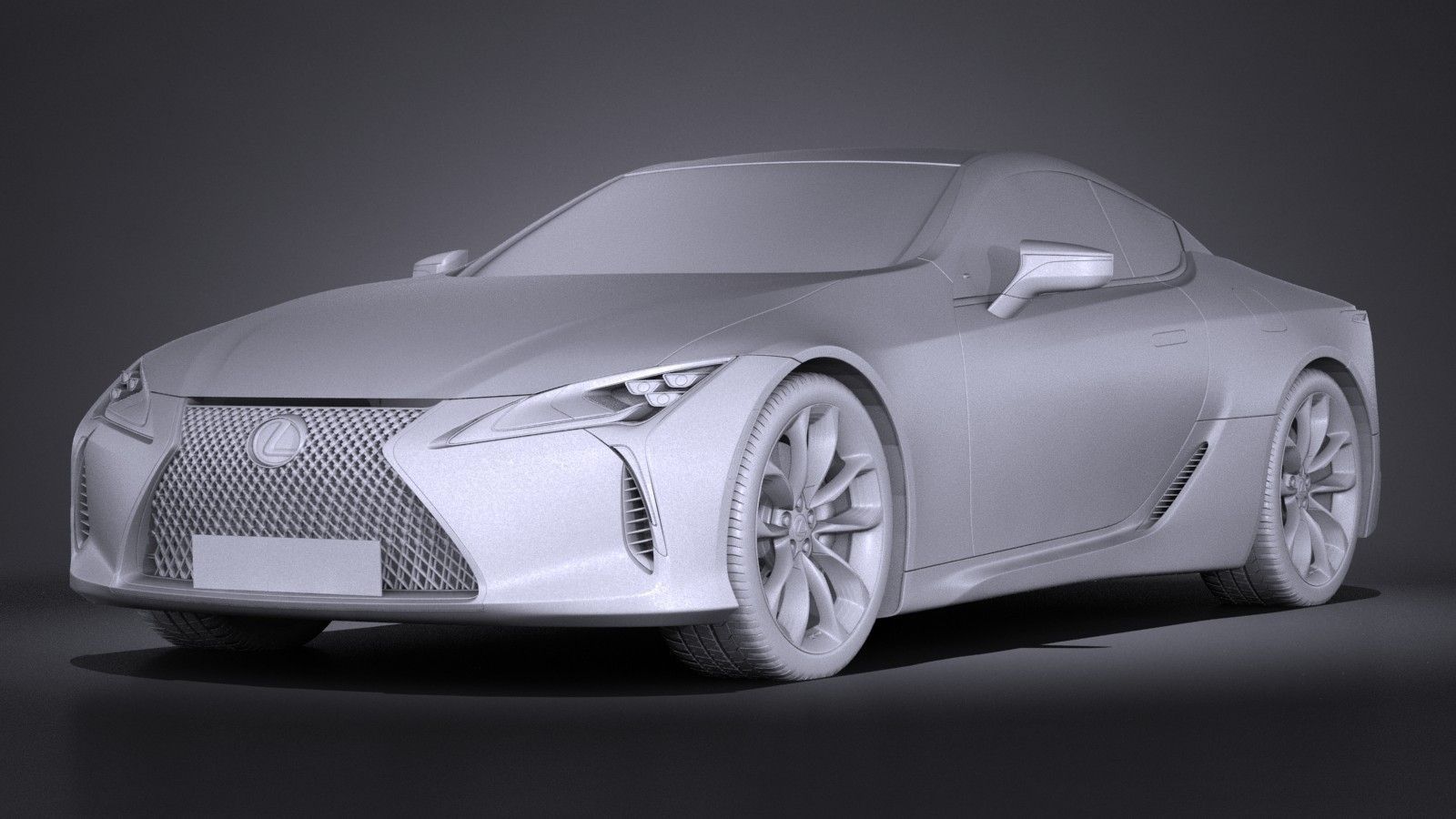 Lexus LC500 2017 3D model_8