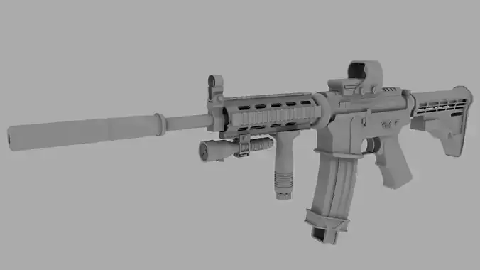 Free 3D model rifle
