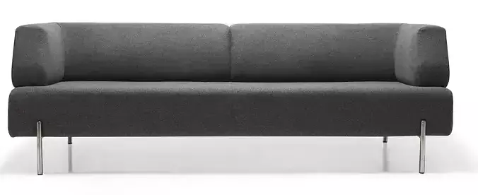furniture sofa with chrome legs