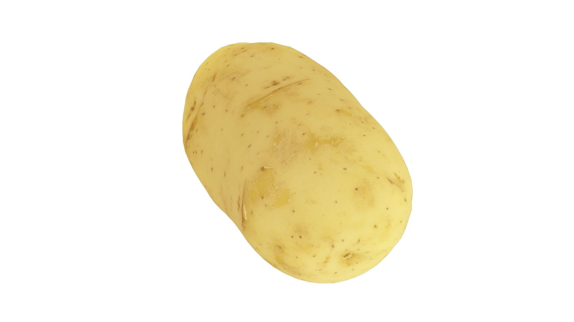 Potato - Real-Time Scanned Low-poly 3D model_4