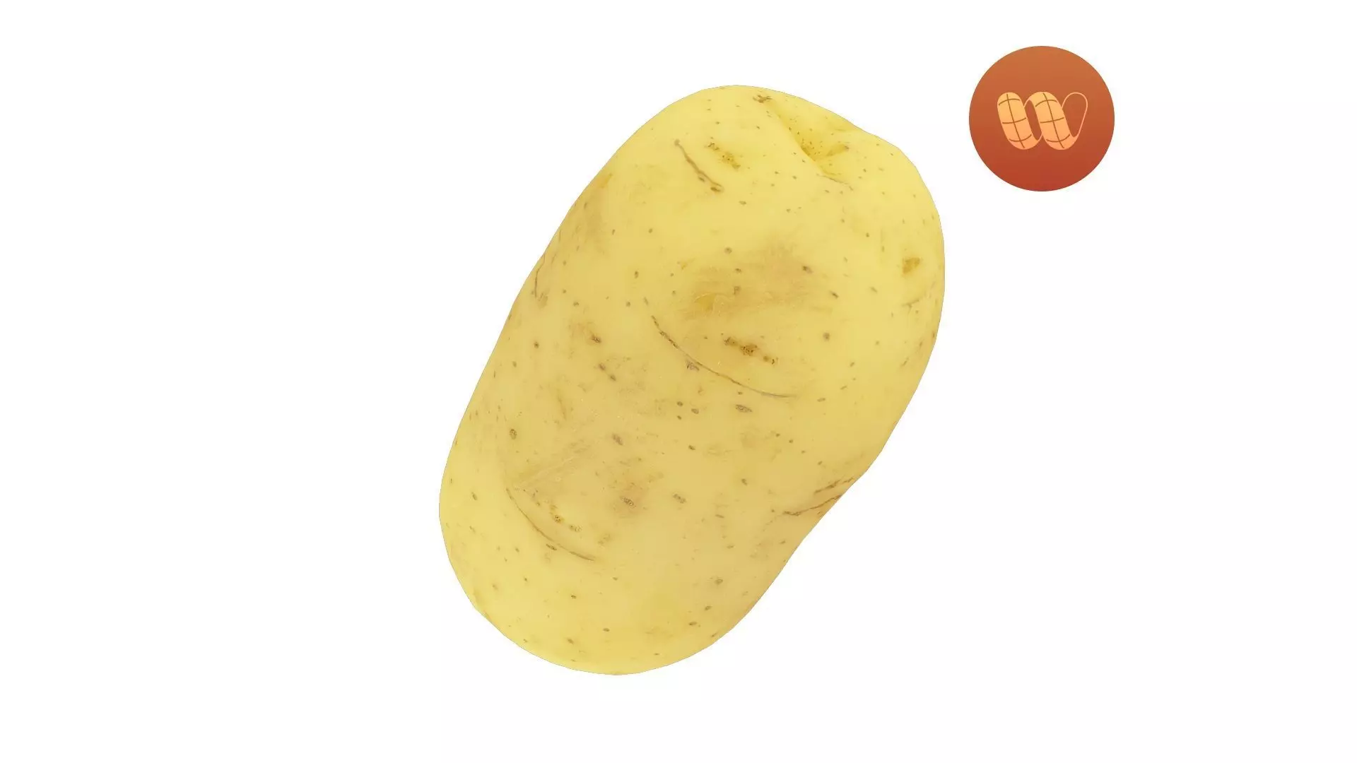 Potato - Real-Time Scanned Low-poly 3D model_0