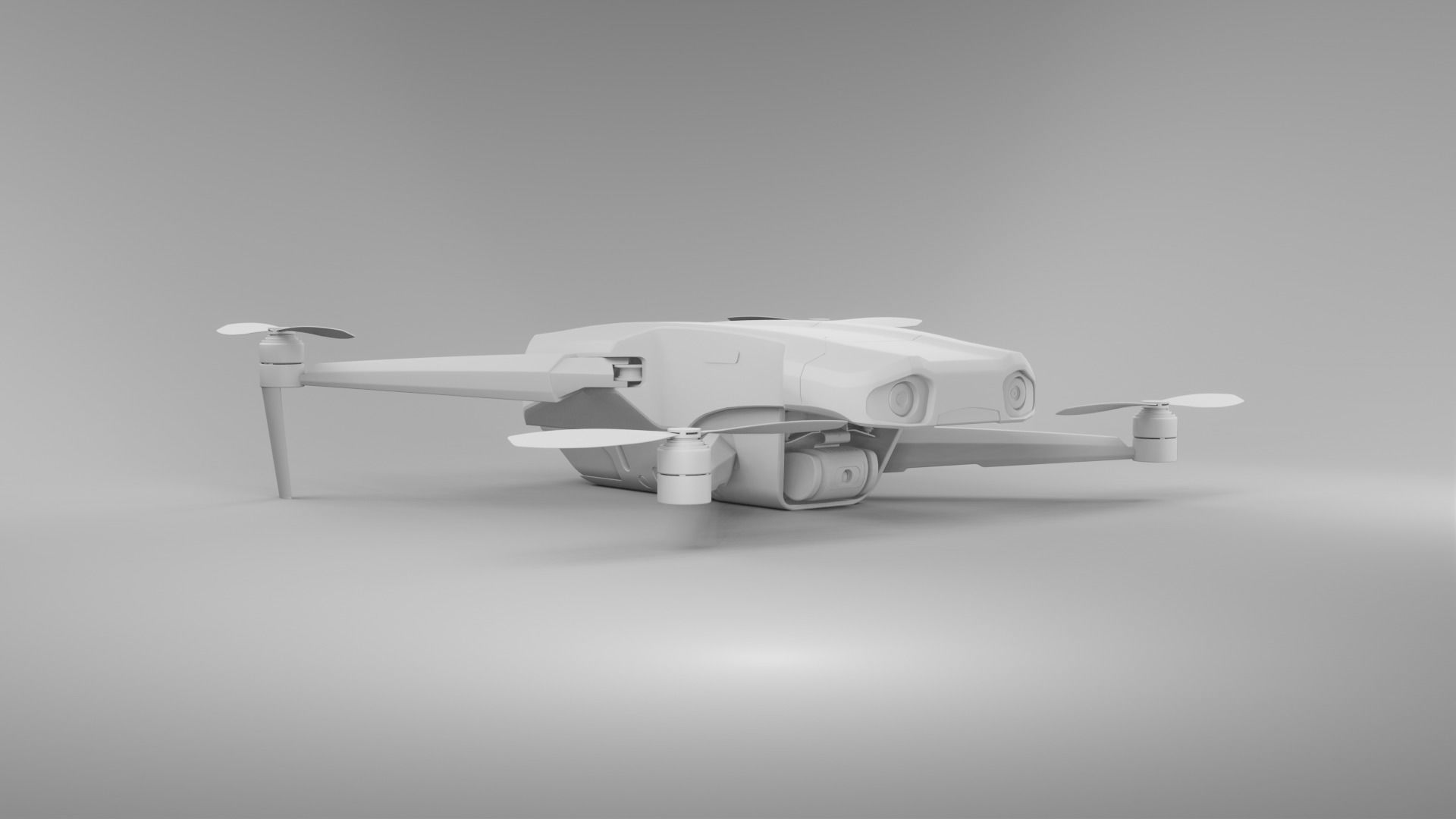 DJI Drone Modelling 3D model_4
