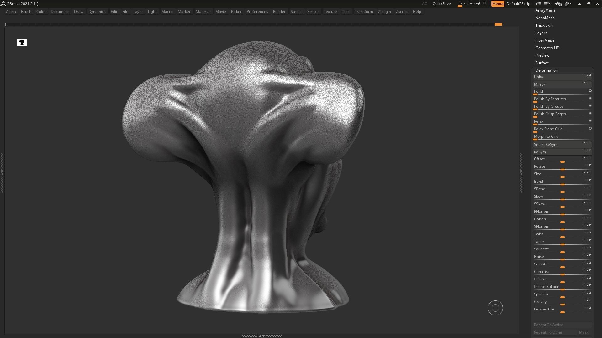 character head modern sculpture 3d print model 72 3D print model_7