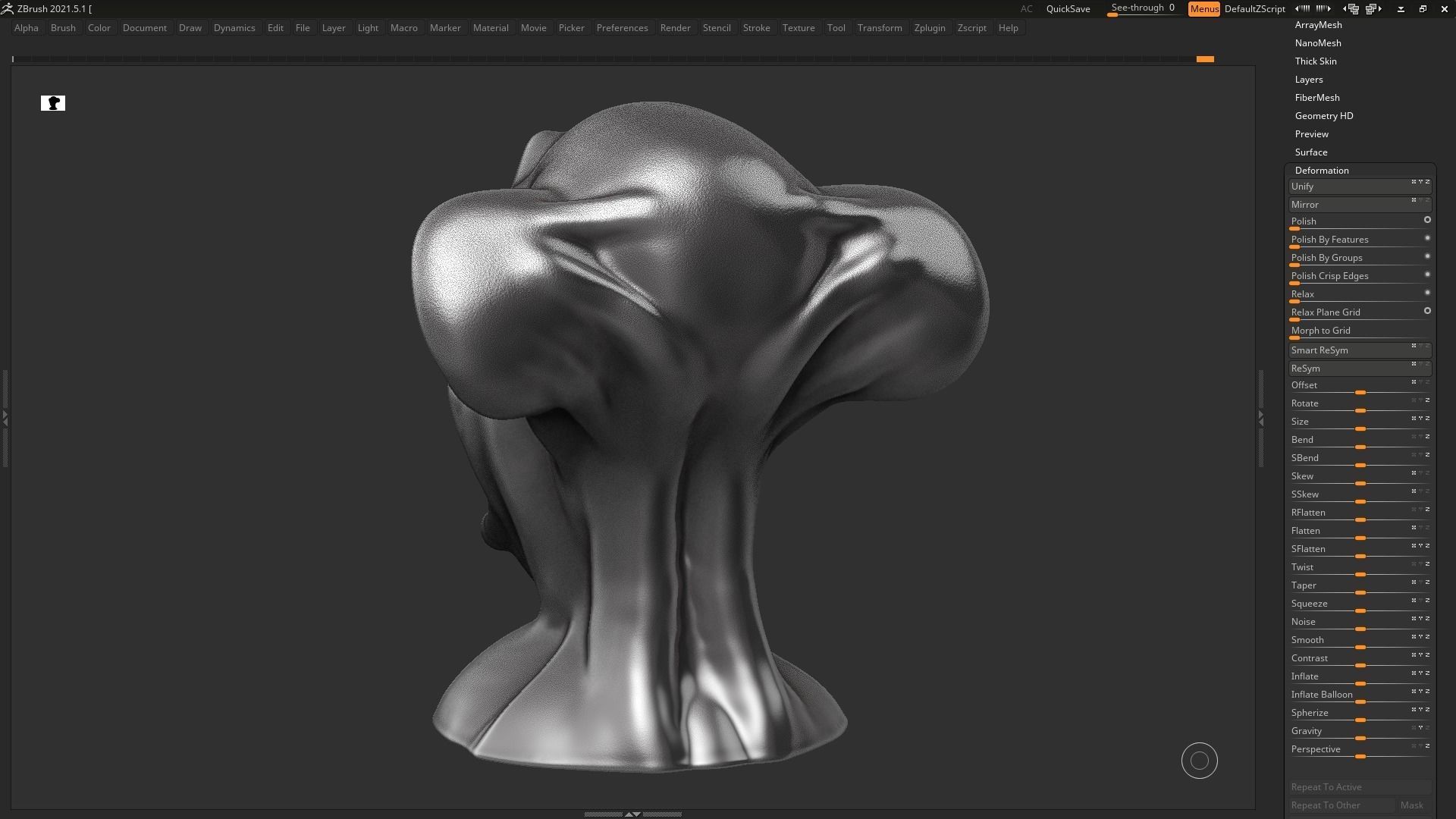 character head modern sculpture 3d print model 72 3D print model_8