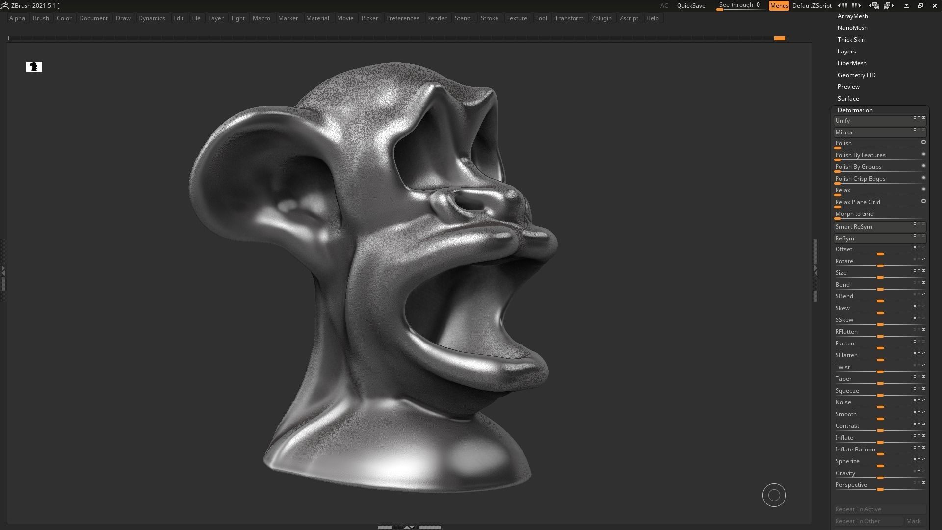character head modern sculpture 3d print model 72 3D print model_4