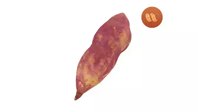 Purple Sweet Potato - Real-Time Scanned