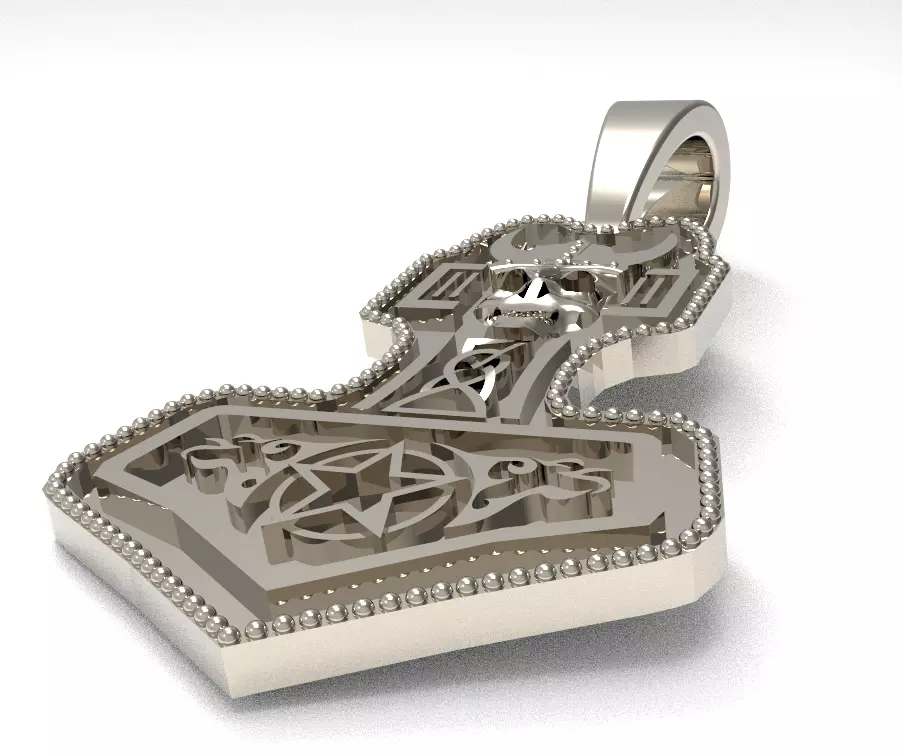 hammer thor pendant Free 3D print model