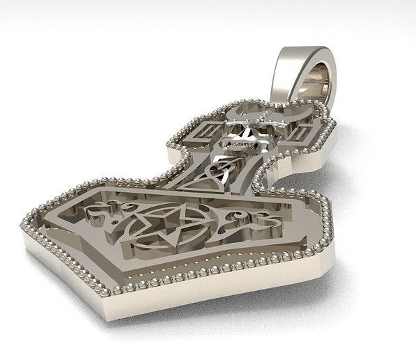 hammer thor pendant Free 3D print model