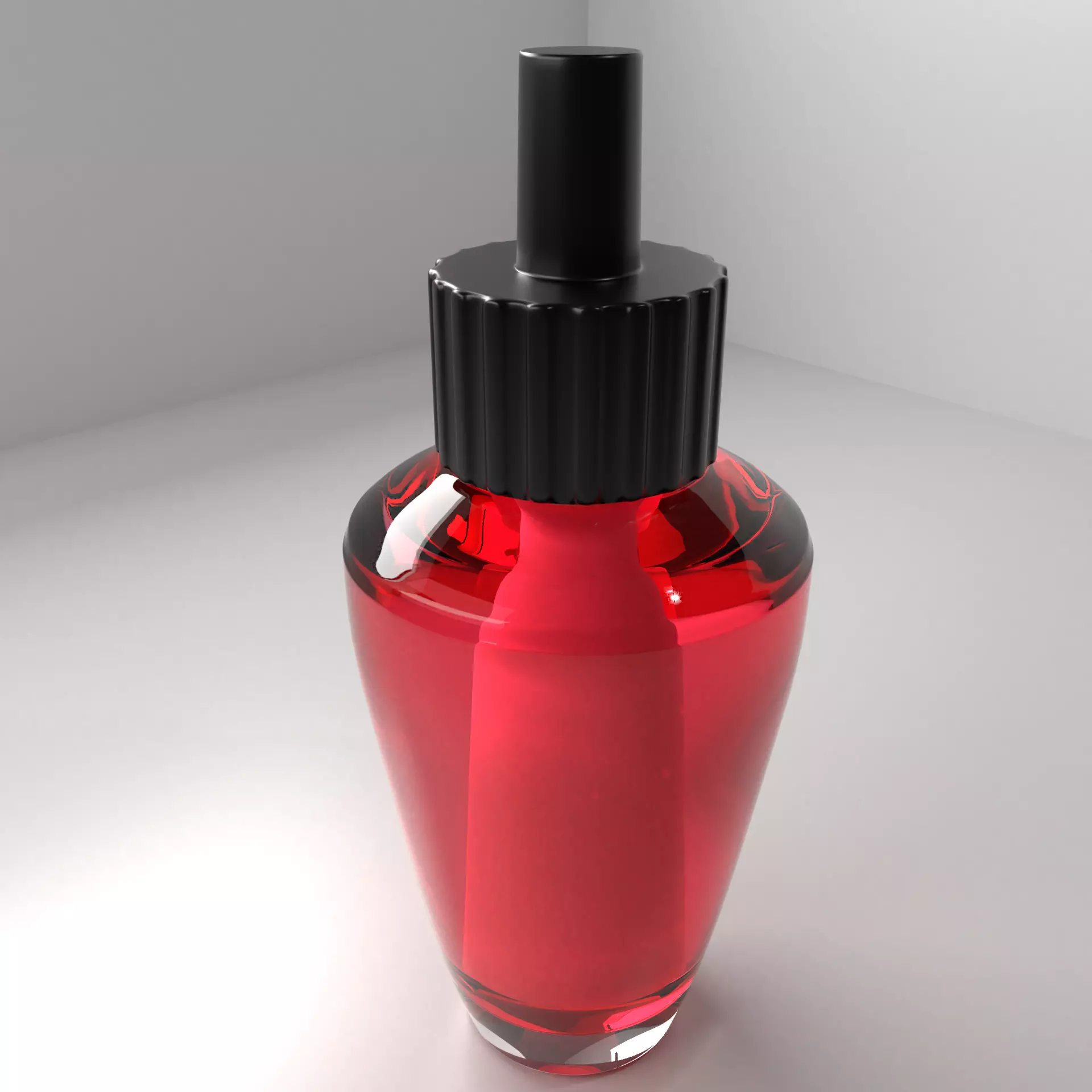 Air Freshener Bulb with Red Liquid  3D model_0