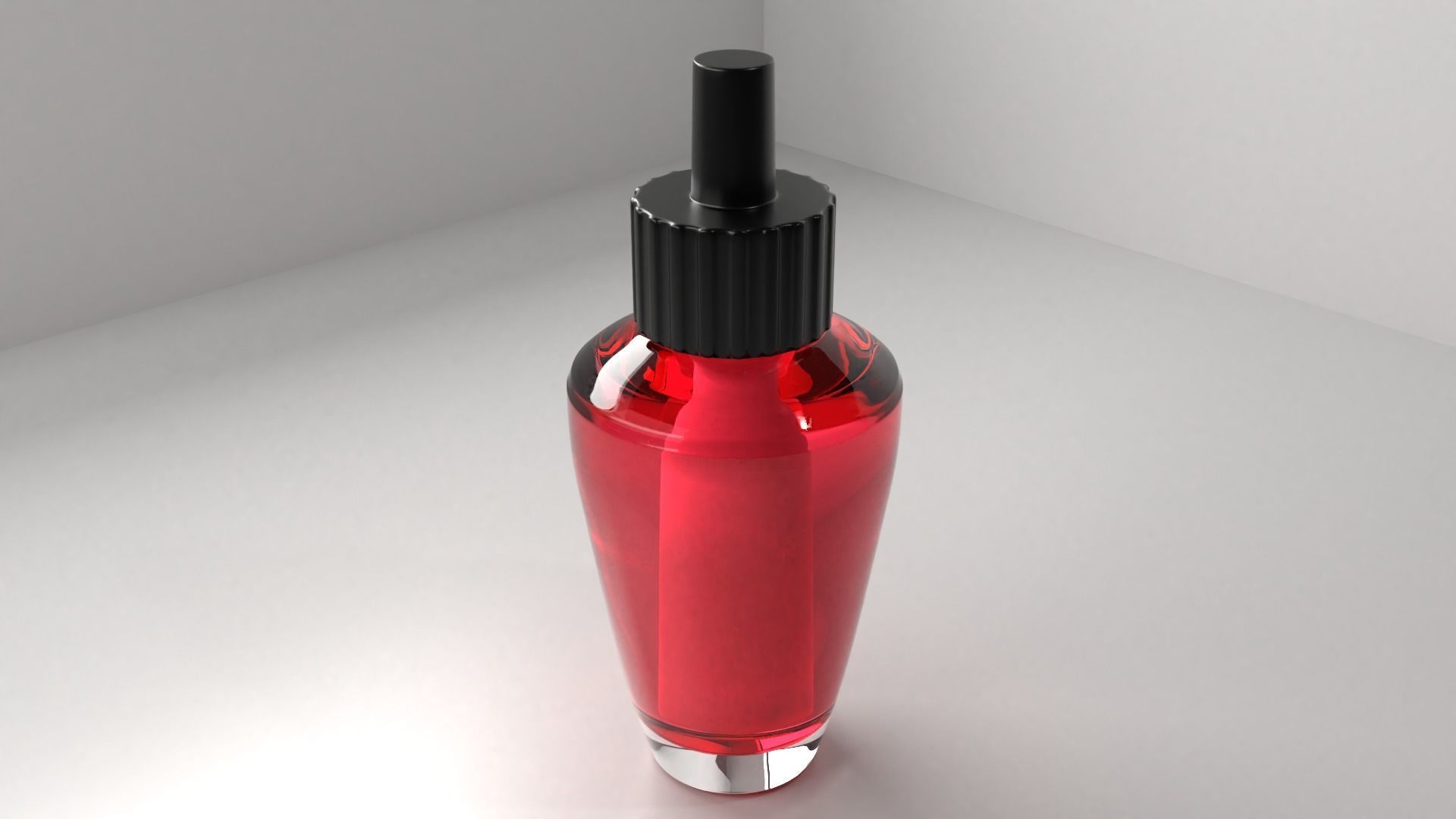 Air Freshener Bulb with Red Liquid  3D model_1