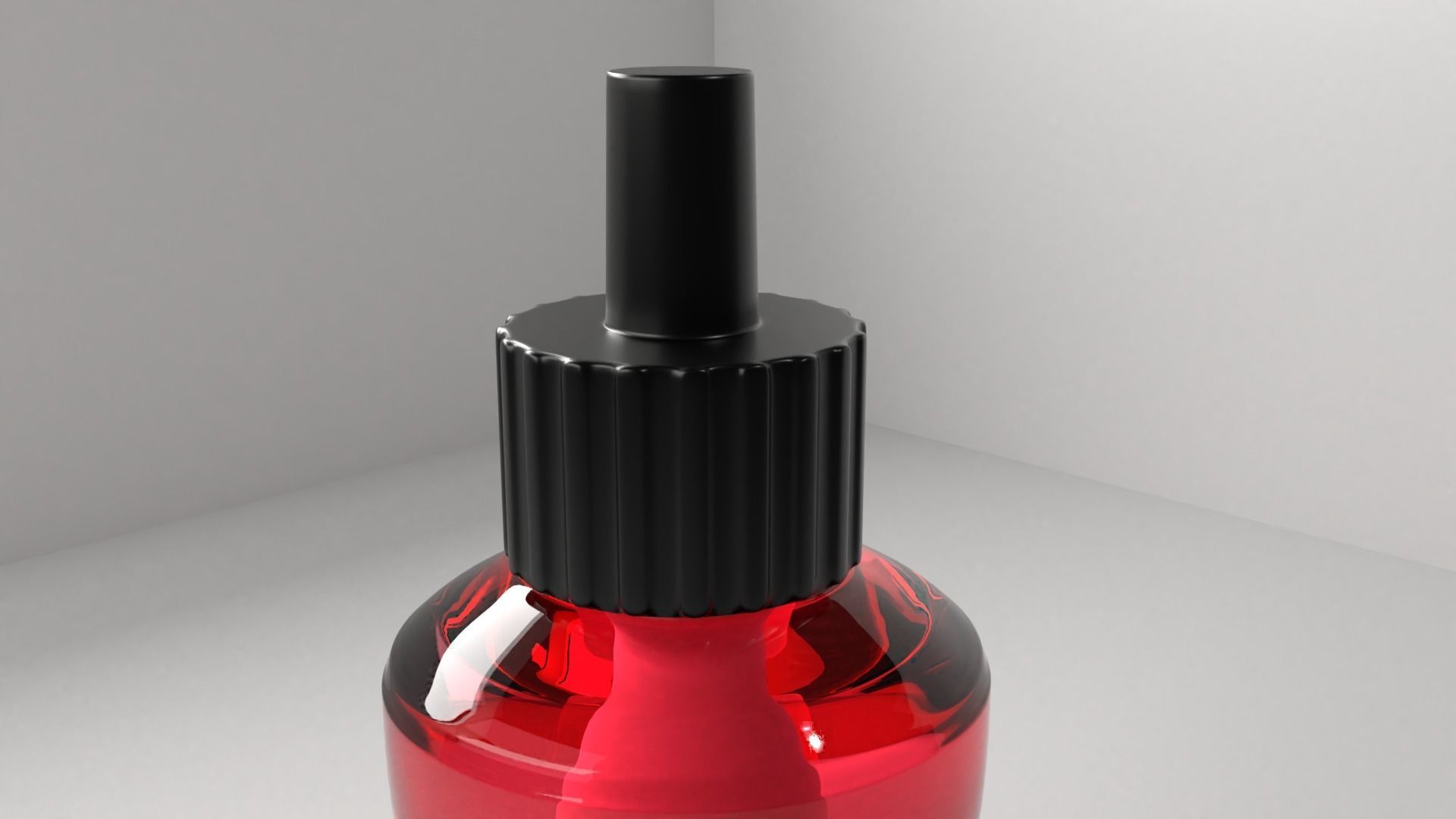 Air Freshener Bulb with Red Liquid  3D model_3