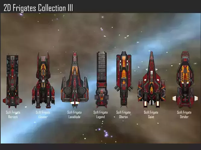 2D Frigates Collection III
