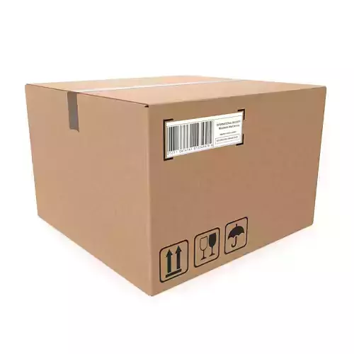 Cardboard box 11 3D model