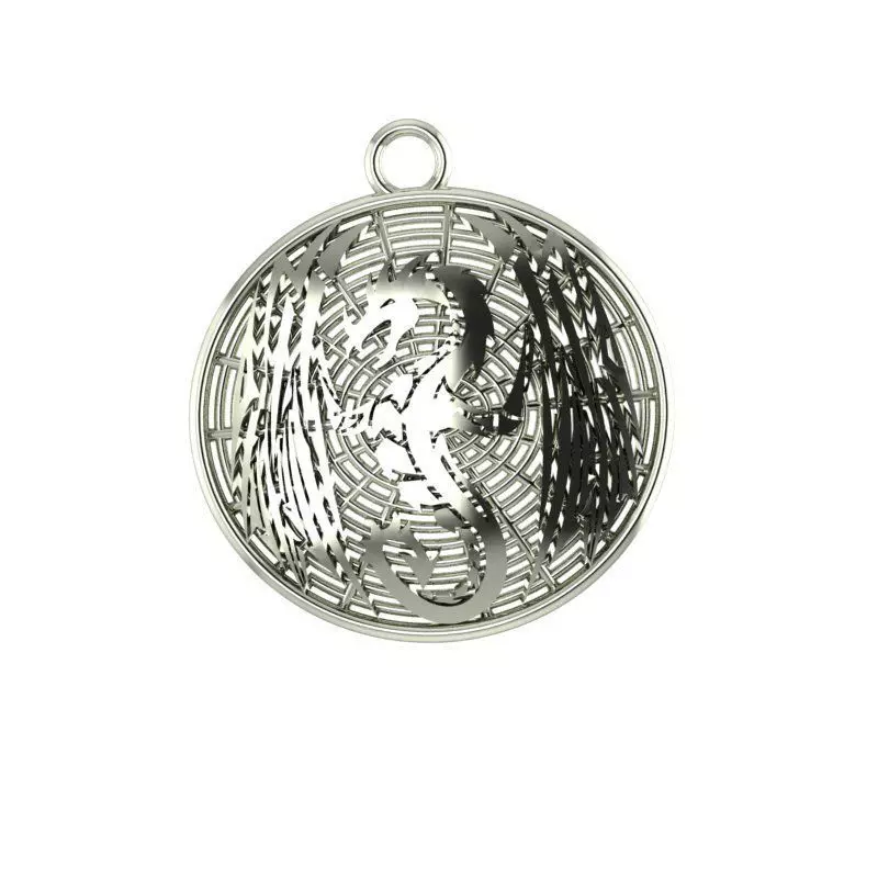 pendant harry potter and goblet of fire charm 3D print model_0