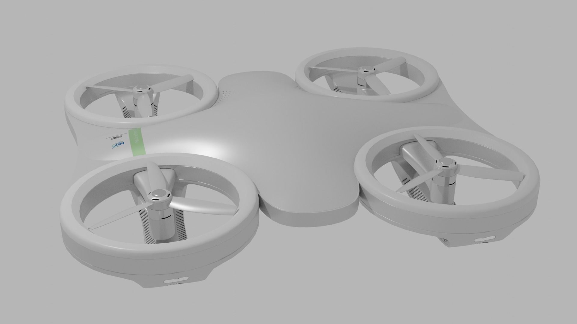 Ghost Drone 3D model_5