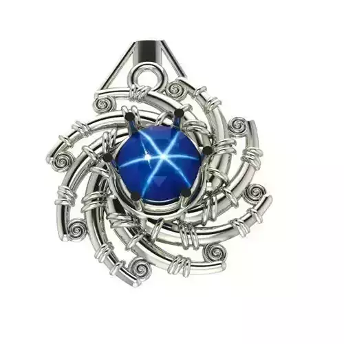 sun celtic pendant