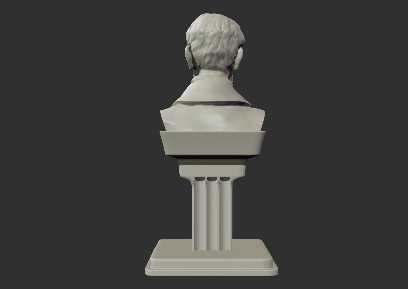 Abraham Lincoln Bust 3D print model_6