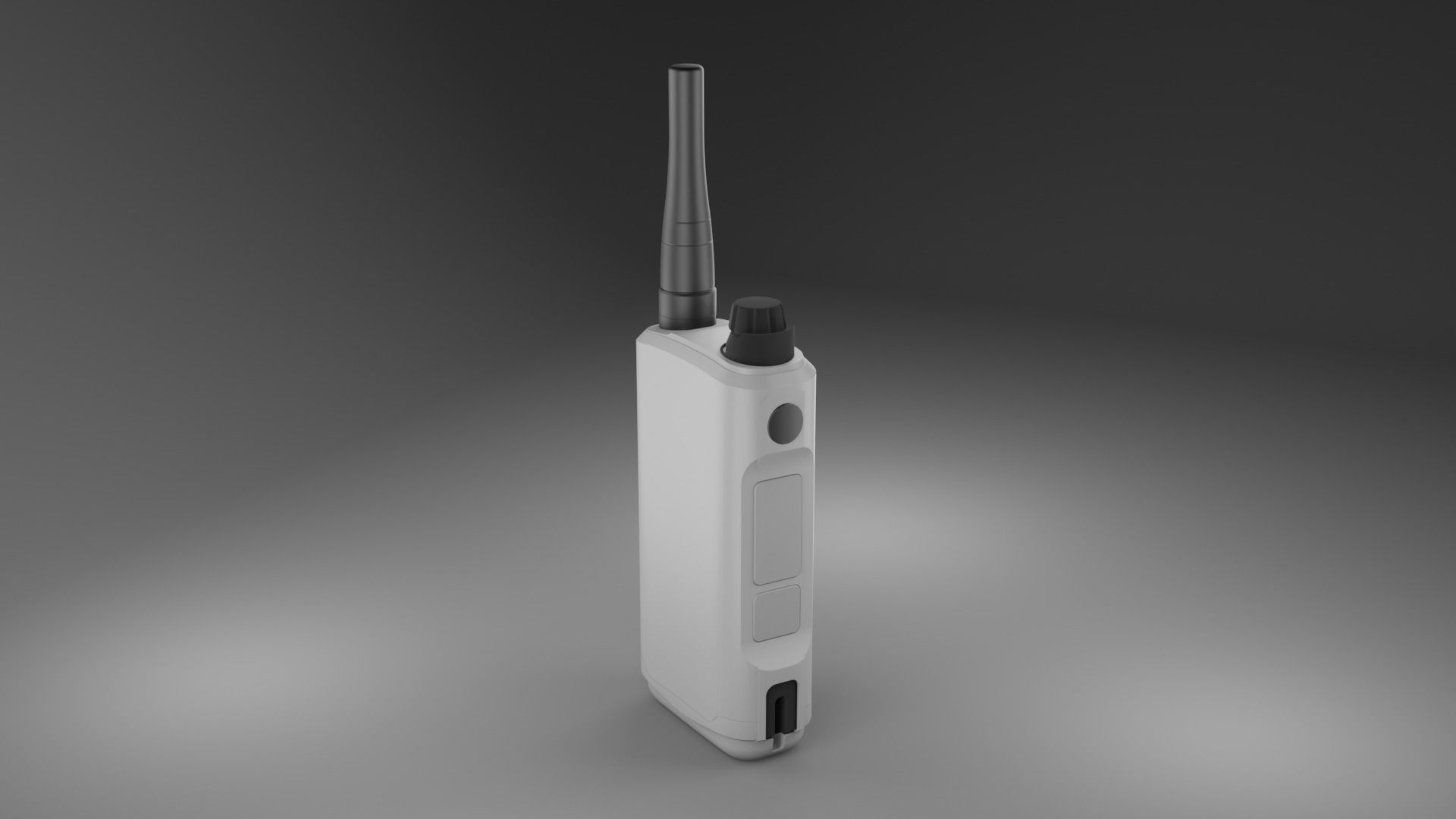 Transceiver walkie talkie 3D model_6