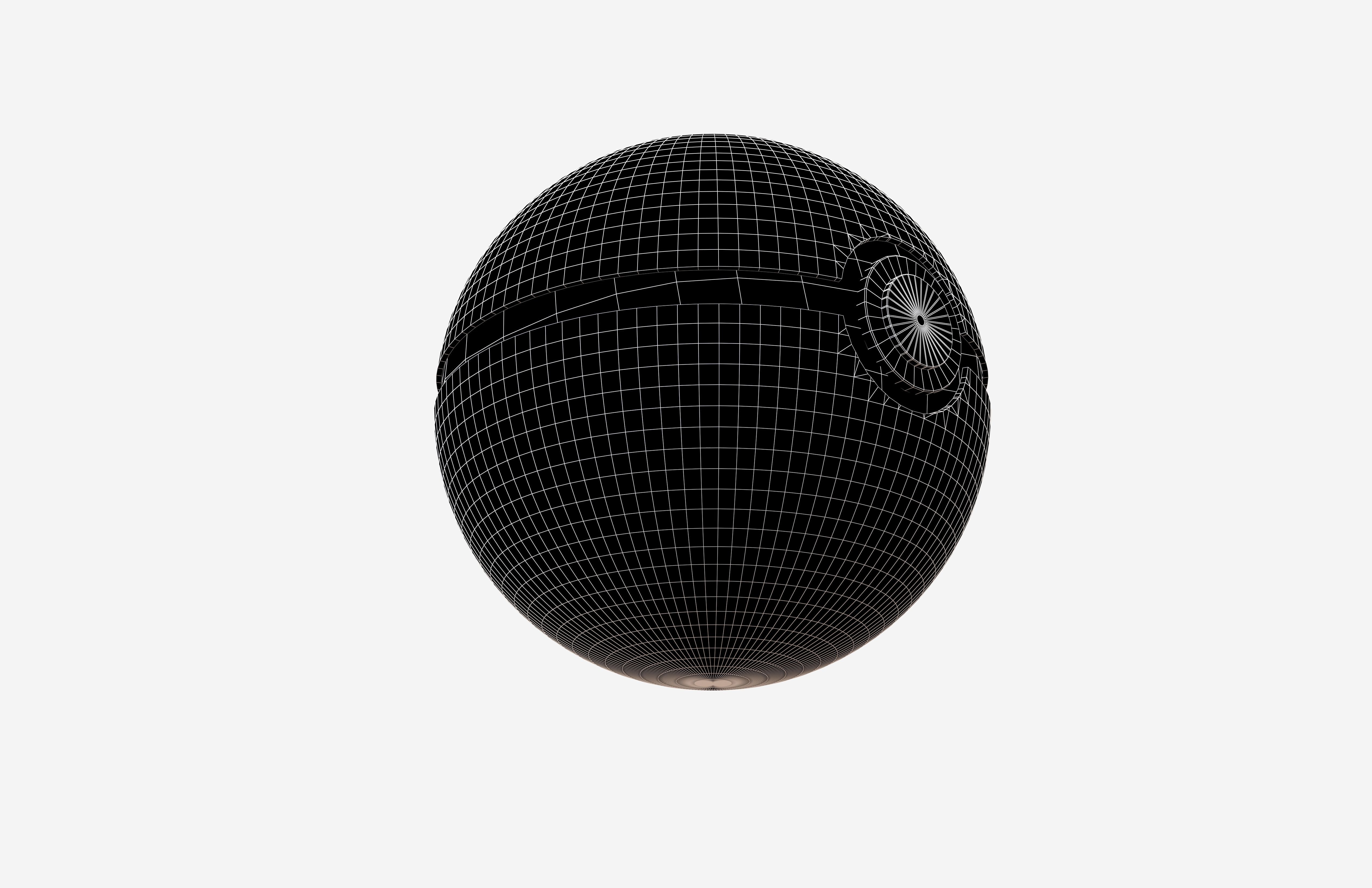 Rainbow Ball v1 001 Low-poly 3D model_7